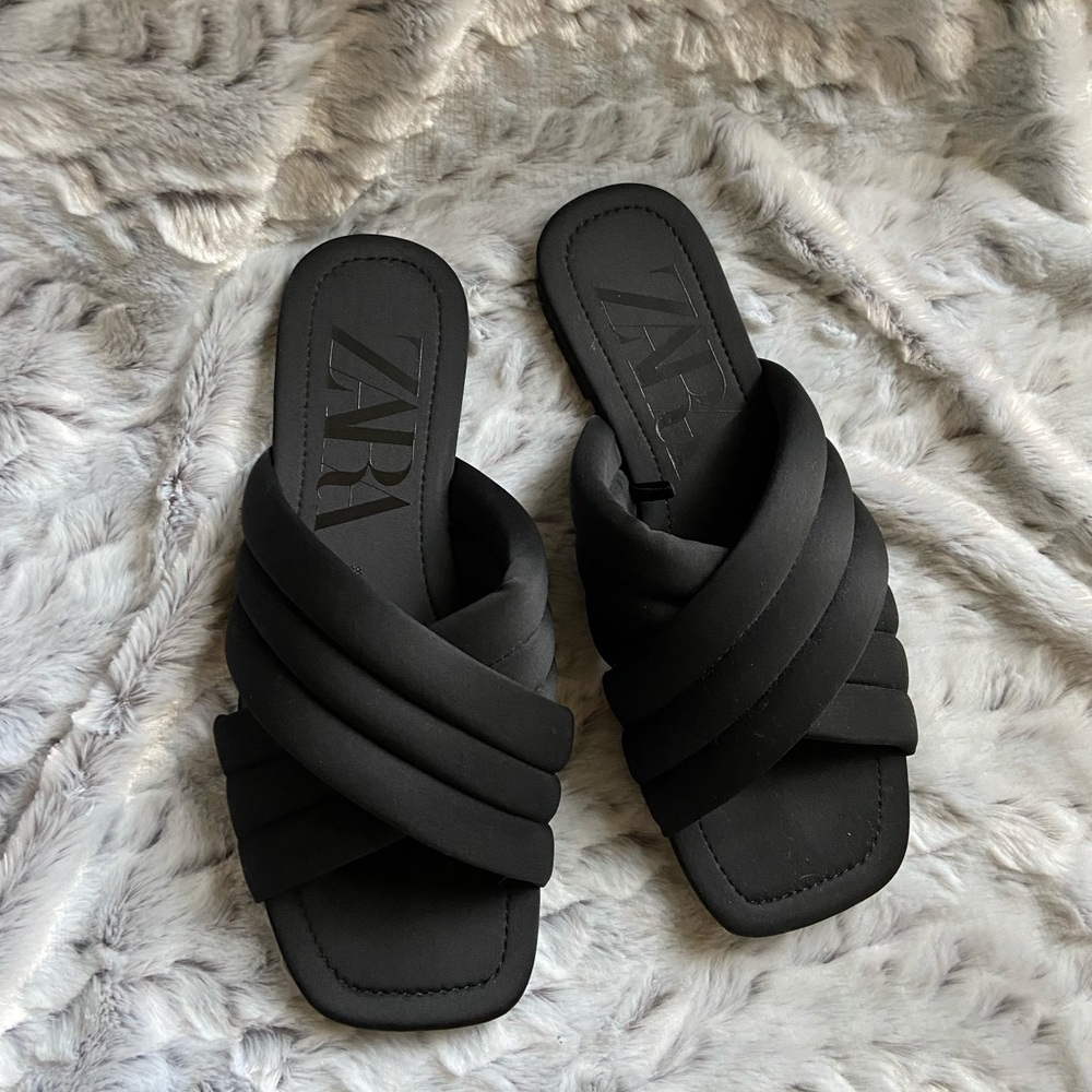 Zara Satin sandals